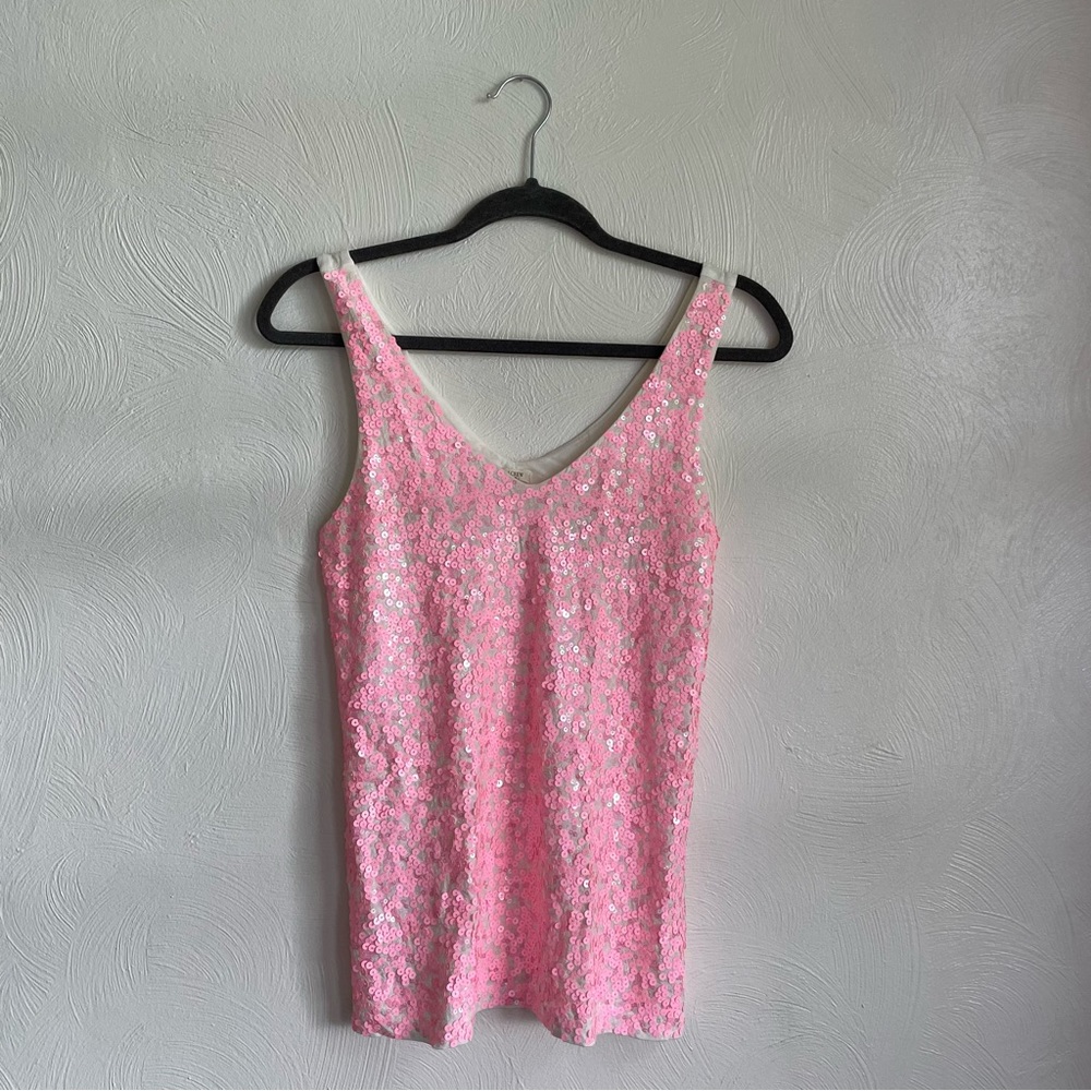 J. Crew Sequined Tank Top